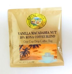 ロイヤルコナコーヒー/バニラマカダミア/10%KONA・ドリップコーヒーバッグ(10g) 