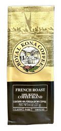 ロイヤルコナコーヒー・フレンチロースト／10%KONA・粉タイプ8oz(227g)