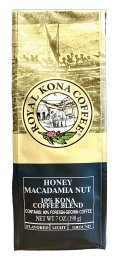 ロイヤルコナコーヒー・ハニーマカダミア/10%KONA・粉タイプAD7oz(198g)