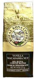【1袋あたり1940円】ロイヤルコナコーヒー・バニラマカダミア/10%KONA粉タイプ(227g)×12袋セット