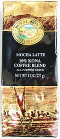 ロイヤルコナコーヒー・モカラテ/10%KONA・粉タイプ8oz(227g)