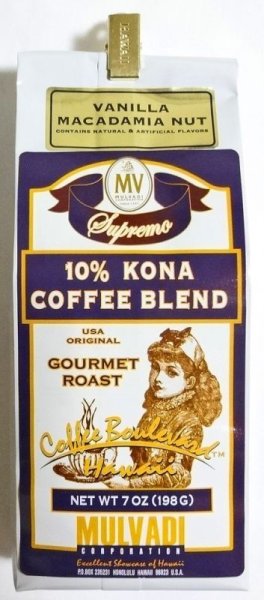 画像1: マルバディコーヒー/バニラマカダミア/粉タイプ7oz(198g) (1)