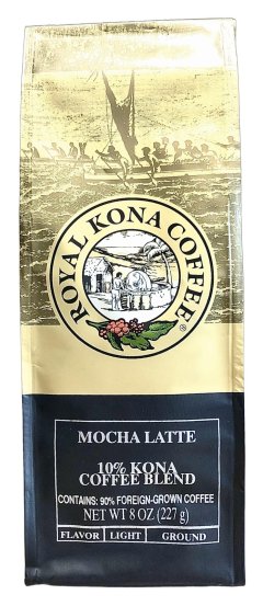 ロイヤルコナコーヒー・モカラテ/10%KONA・粉タイプ8oz(227g)