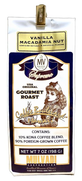 画像1: マルバディコーヒー/バニラマカダミア/粉タイプ7oz(198g) (1)