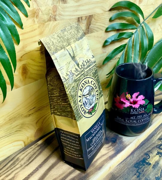 画像2: ロイヤルコナコーヒー/バニラマカダミア/10%KONA・粉タイプAD8oz(227g) (2)