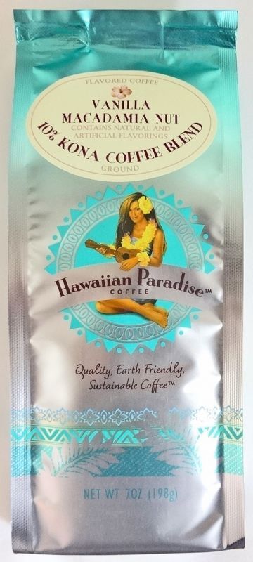 ハワイアンパラダイスコナコーヒー/バニラマカダミアナッツ/10%KONA粉タイプAD7oz(198g) - Royal Hawaiian cafe